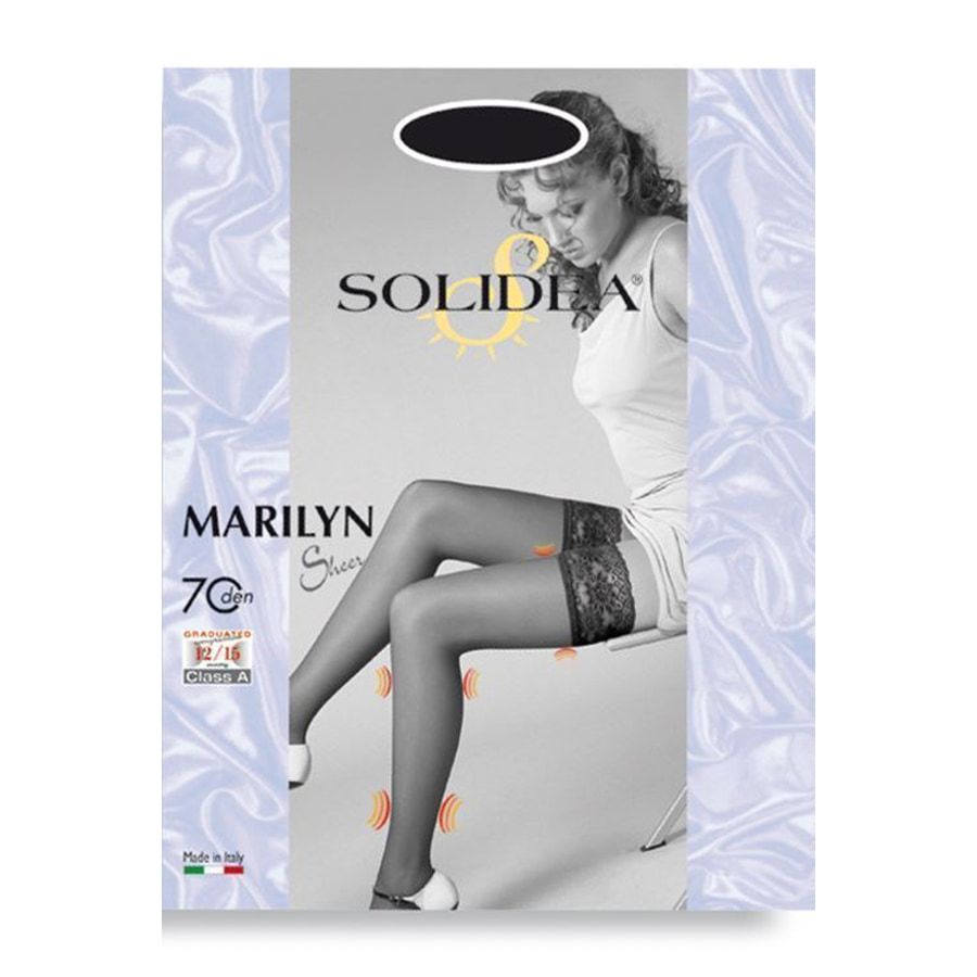 Solidea Marilyn 70 Calza Autoreggente Camel Taglia 3