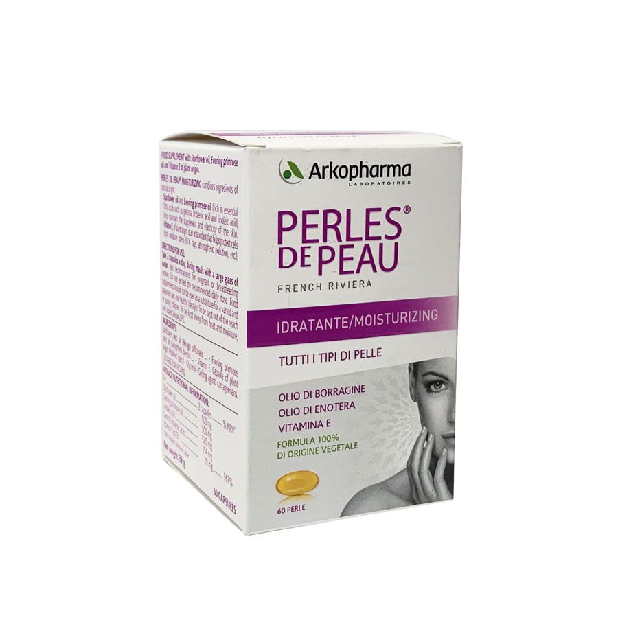 Arkopharma Perles de peau idratante per tutti i tipi di pelle 60 perle
