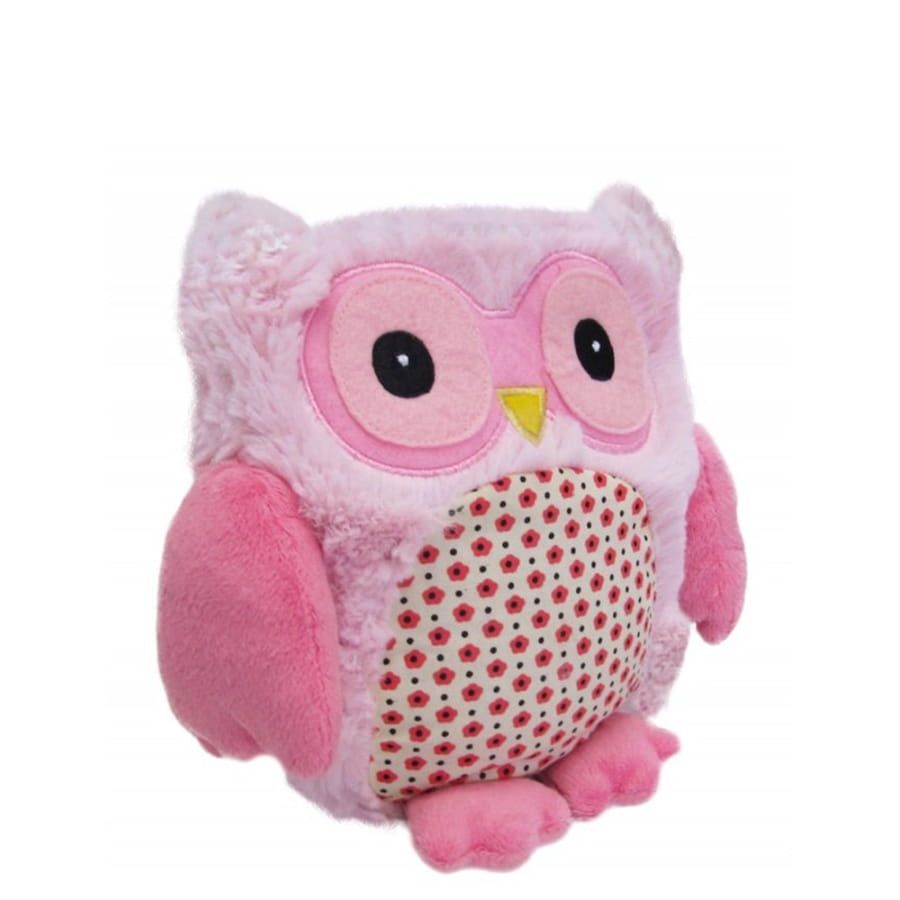 Warmies Peluche termico Hooty rosa