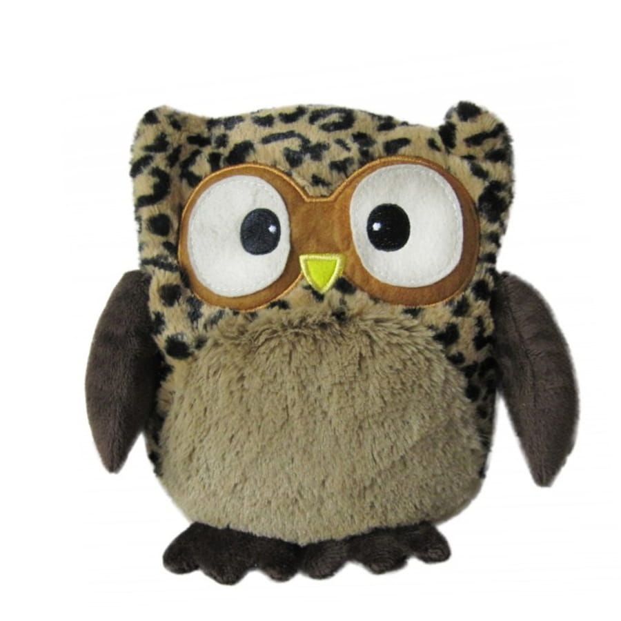 Warmies Peluche termico Hooty leopardato