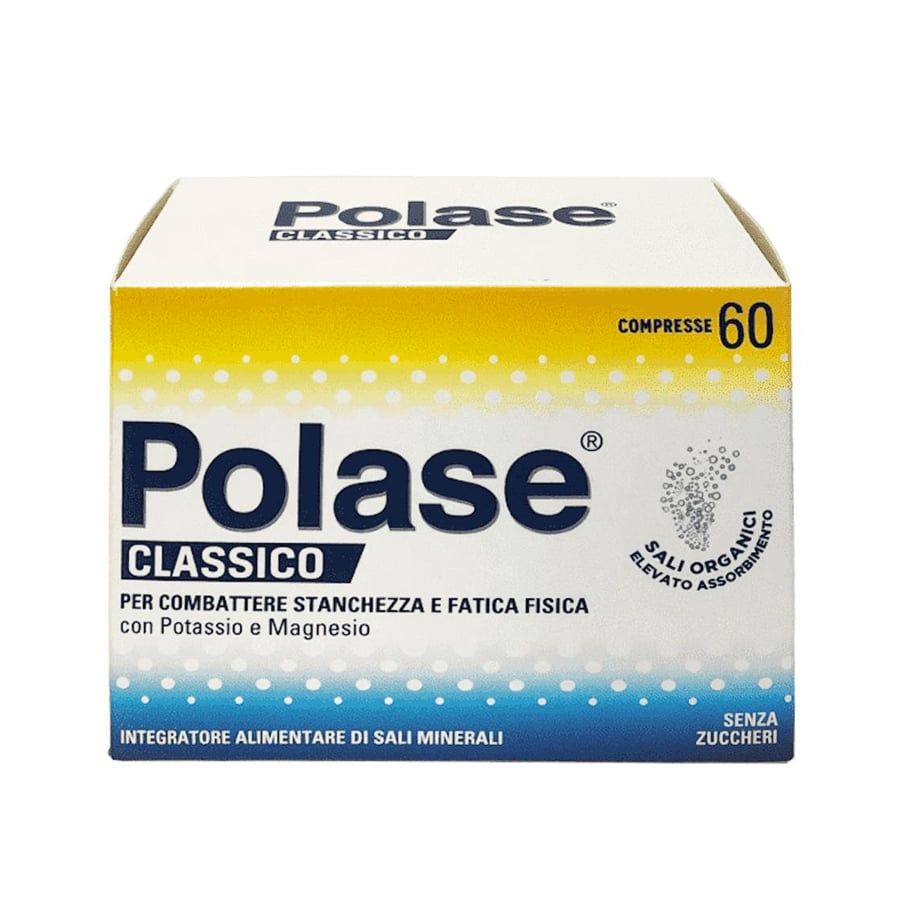Polase Classico 60 Compresse Magnesio e Potassio Sali Minerali Senza Zucchero - ZERO SPRECHI - SCADENZA 31/03/2024
