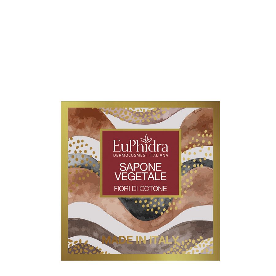 Euphidra La Grande Bellezza Sapone Vegetale Mani Fiori di Cotone 75g