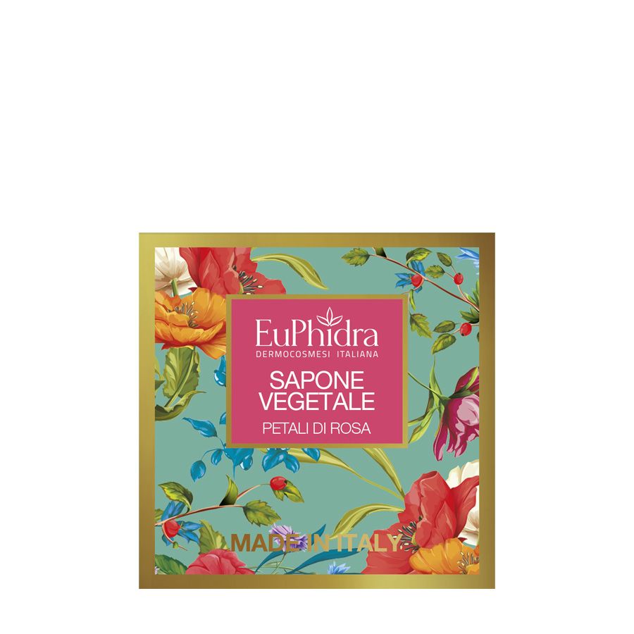 Euphidra La Grande Bellezza Sapone Vegetale Mani Petali di Rosa 75g