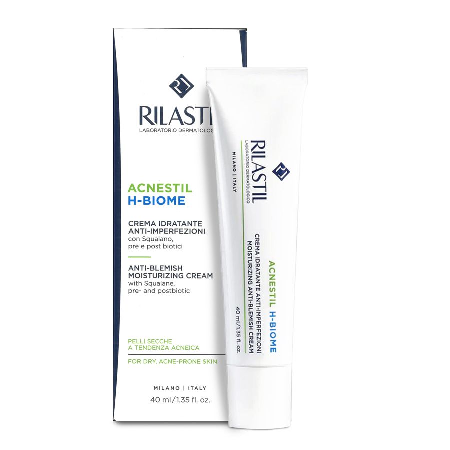 Rilastil Acnestil H-Biome crema idratante anti imperfezioni 40ml