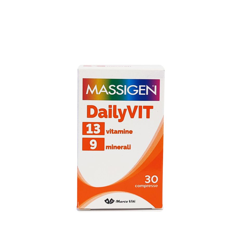 Massigen DailyVIT 13 vitamine 9 minerali 30 Compresse
