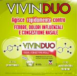 VivinDuo Febbre e Congestione Nasale 500mg/60mg 10 Bustine 