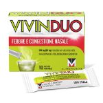 VivinDuo Febbre e Congestione Nasale 500mg/60mg 10 Bustine 