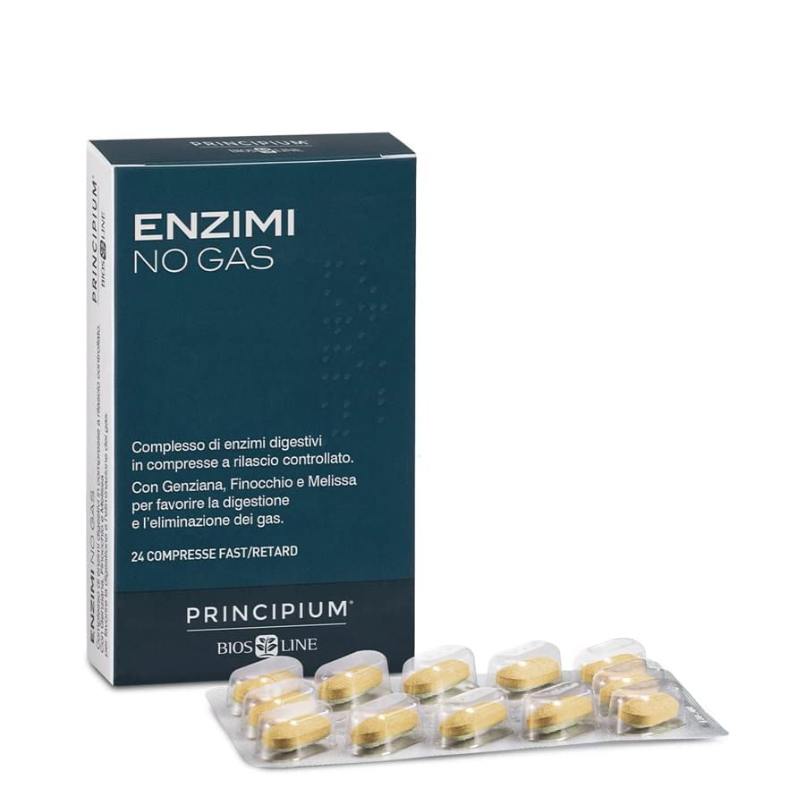 Bios Line Principium Enzimi No Gas Fast/Retard 24 compresse
