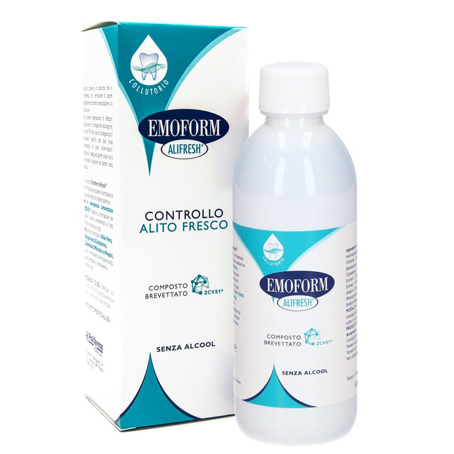 Emoform Alifresh Collutorio Controllo Alito Fresco Senza Alcol 300ml