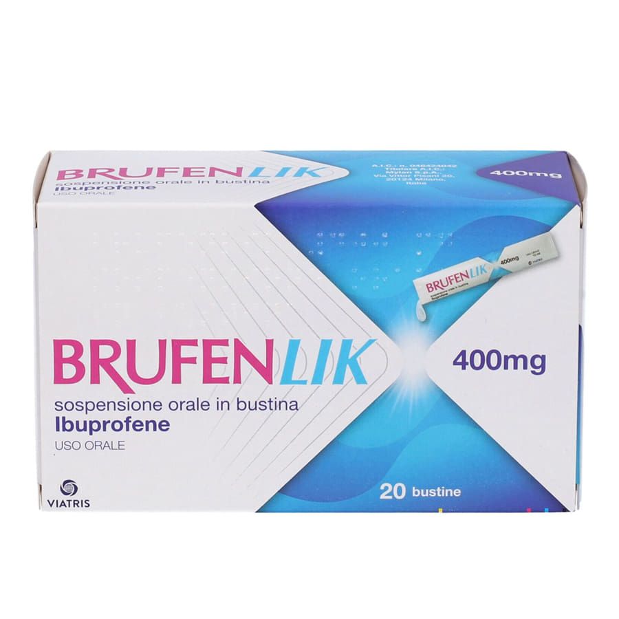 Brufenlik Sospensione orale Ibuprofene 20 bustine