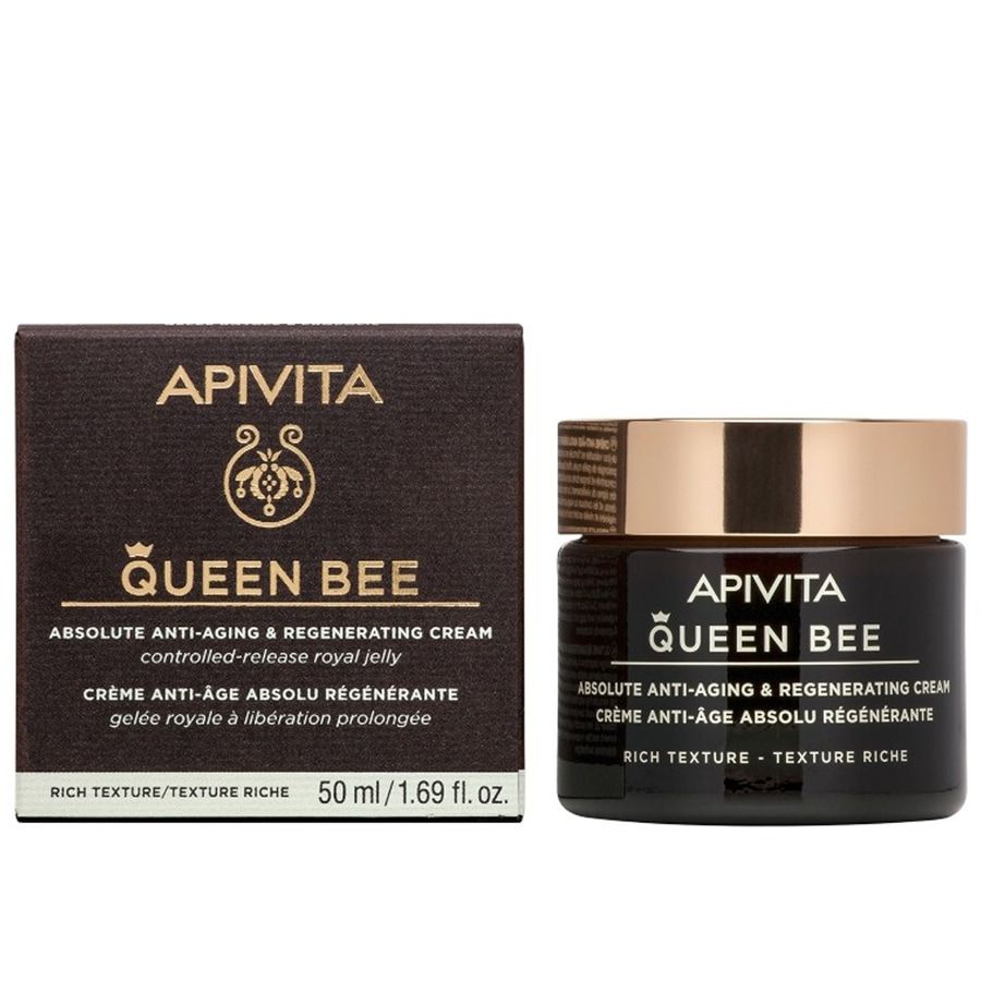 Apivita Queen Bee Crema antiage rigenerante texture ricca 50ml 