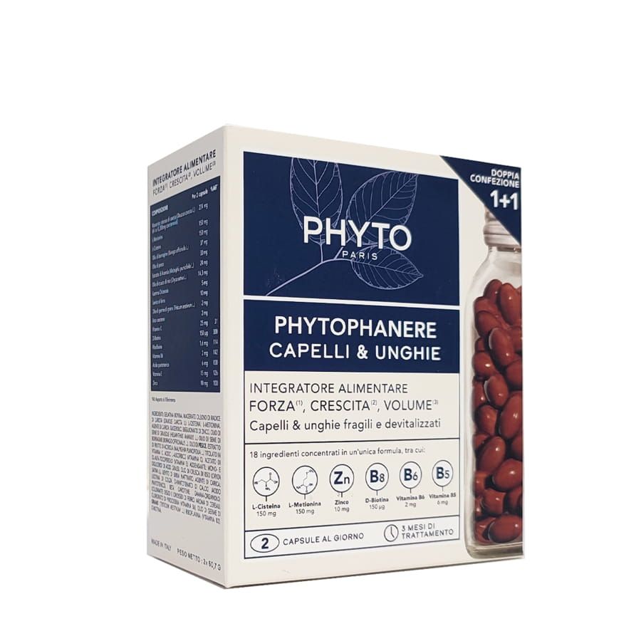 Phyto Phytophanere Integratore Alimentare Per Capelli e Unghie 180 Capsule