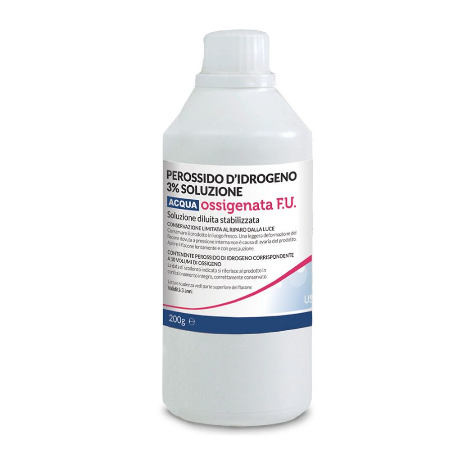Acqua Ossigenata Perossido Idrogeno 3% 10Vol 200g a solo € 1,05 -   - Gli Specialisti del Benessere