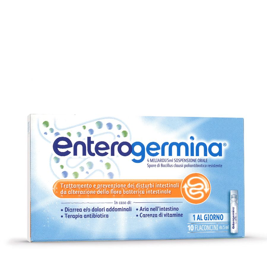 Enterogermina 4 Miliardi/5ML 10 Flaconcini