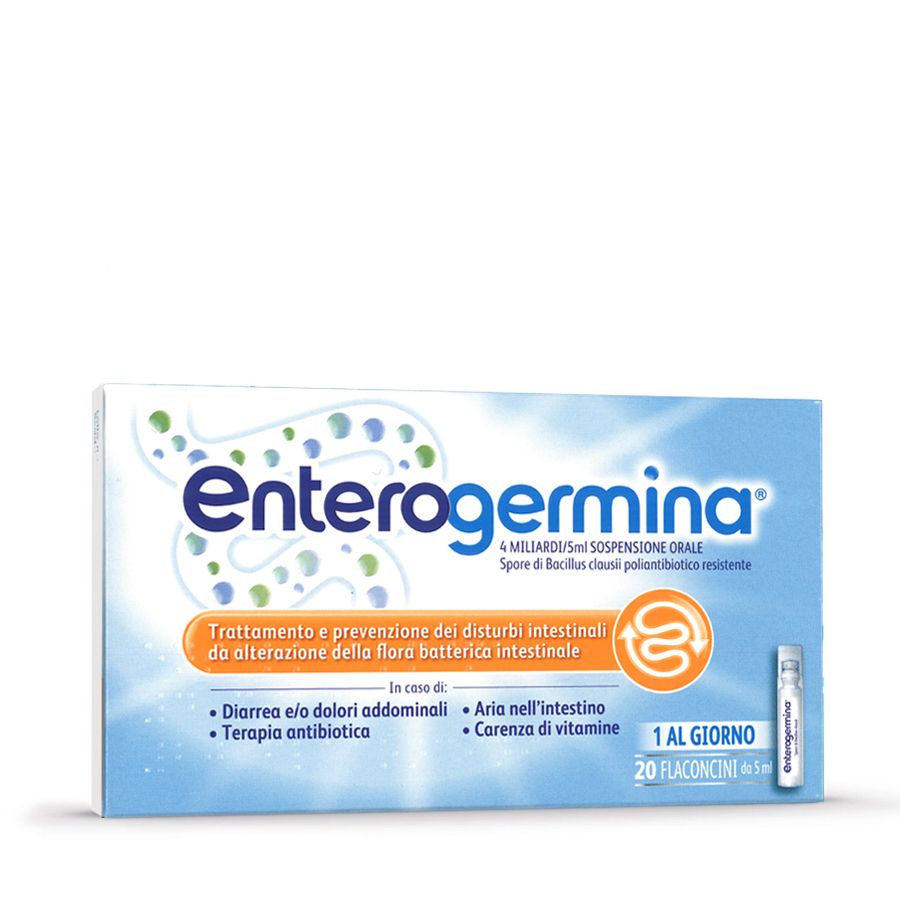 Enterogermina 4 Miliardi/5ML 20 Flaconcini