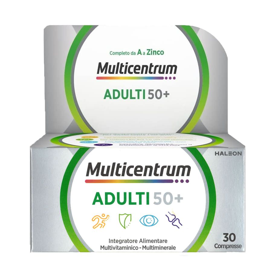 Multicentrum Adulti 50+ Integratore 30 Compresse