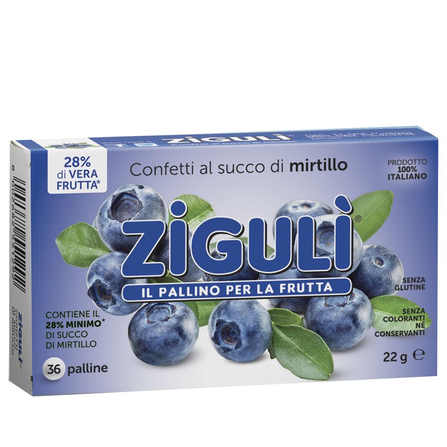 Zigulì gusto Mirtillo 36 palline