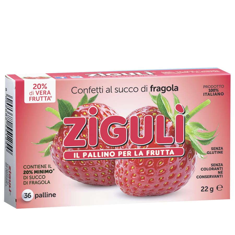 Zigulì gusto Fragola 36 palline