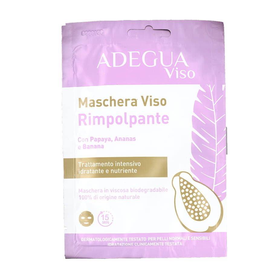 Adegua Maschera Viso Rimpolpante Trattamento intensivo idratante e nutriente