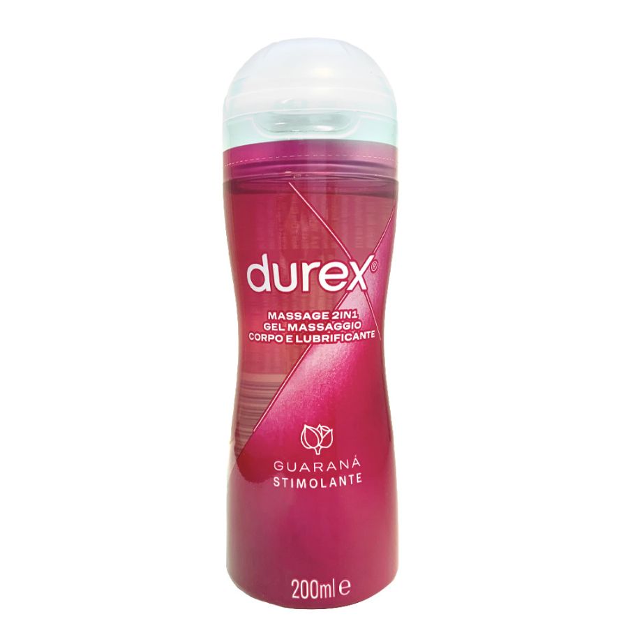 Durex Gel massaggio 2in1 corpo e lubrificante guaranà 200ml 
