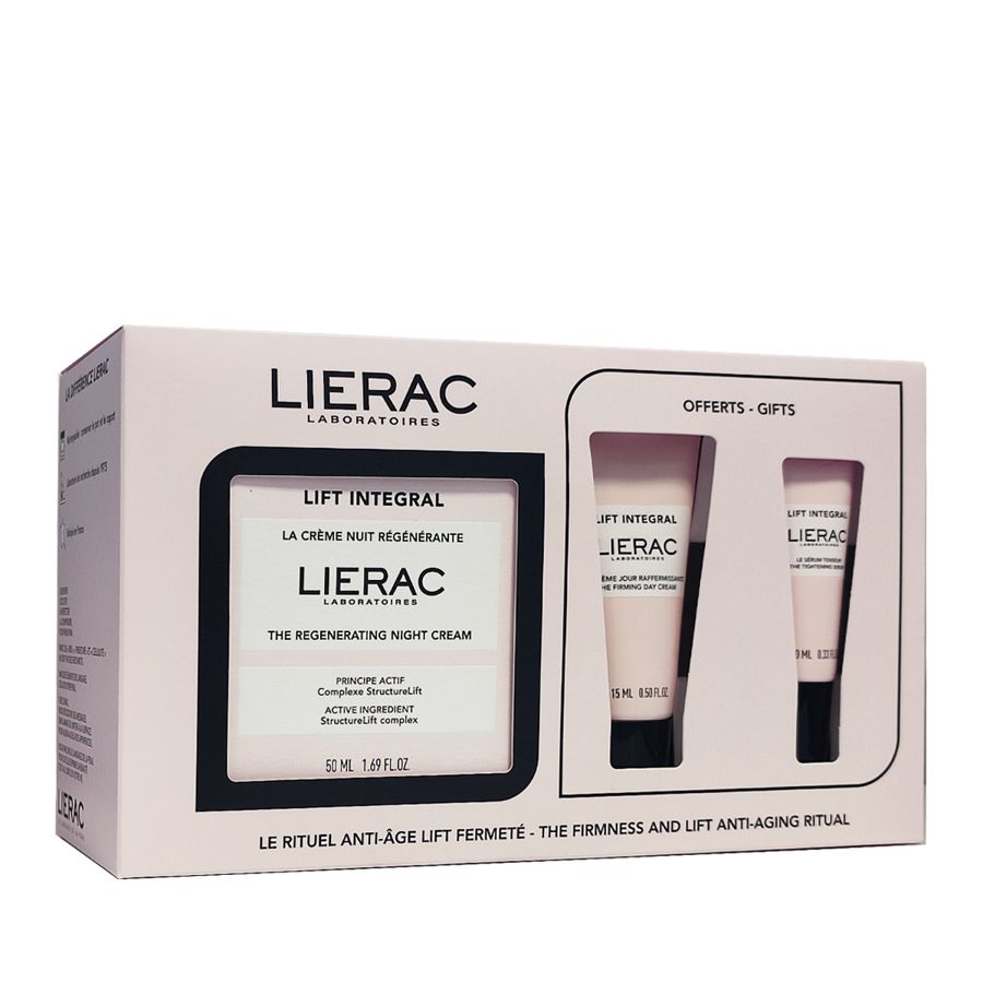 Lierac Lift Integral cofanetto crema notte 50ml + crema giorno 15ml + siero tensore 10ml