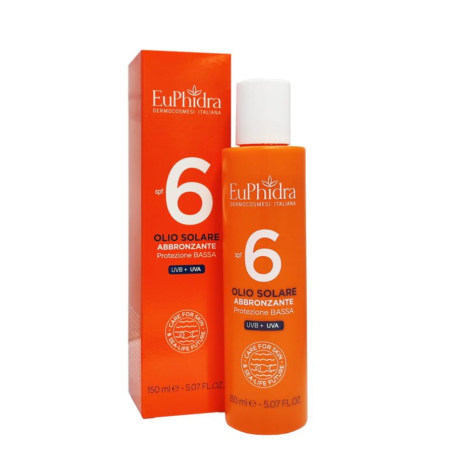 Euphidra olio solare abbronzante SPF6 150ml