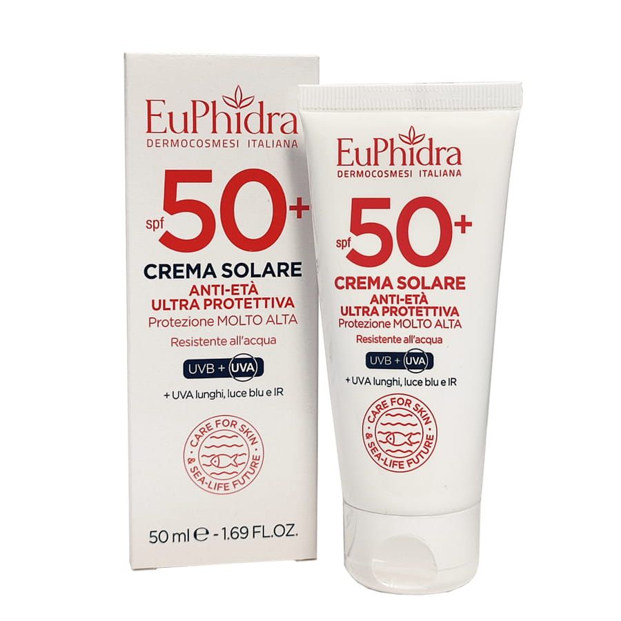 Euphidra crema solare anti-età SPF50+ 50ml