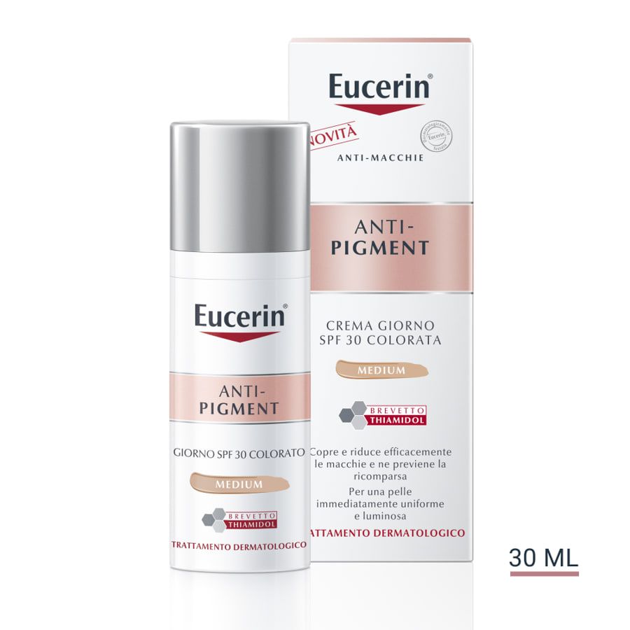 Eucerin Anti Pigment Crema Colorata Medium SPF30 Antimacchie 30ml