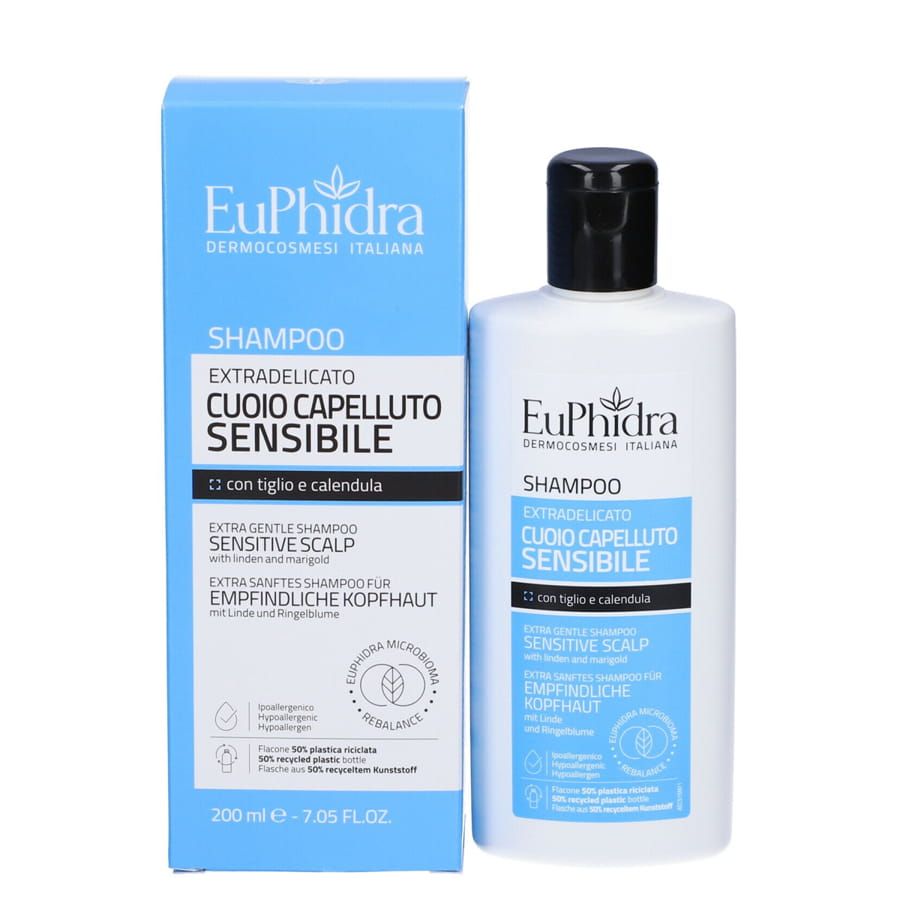 Euphidra Shampoo Extradelicato cuoio capelluto sensibile 200ml