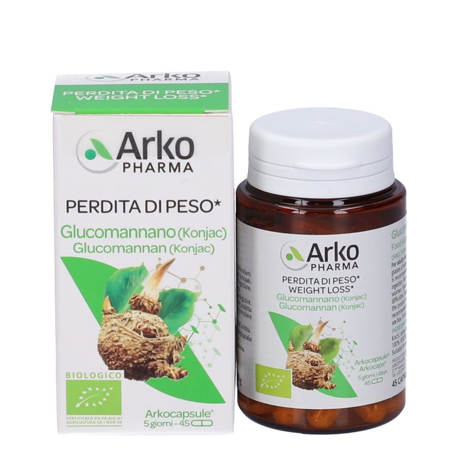 Arkopharma perdita di peso Glucomannano 45 capsule