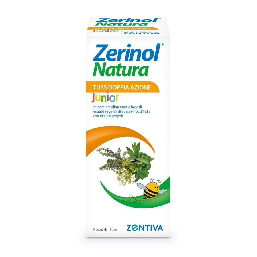 Zerinol Natura Tuss Junior sciroppo doppia azione 150ml