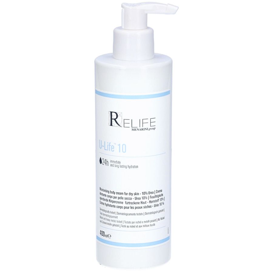 Relife U-Life 10 Crema idratante corpo pelle secca 400ml