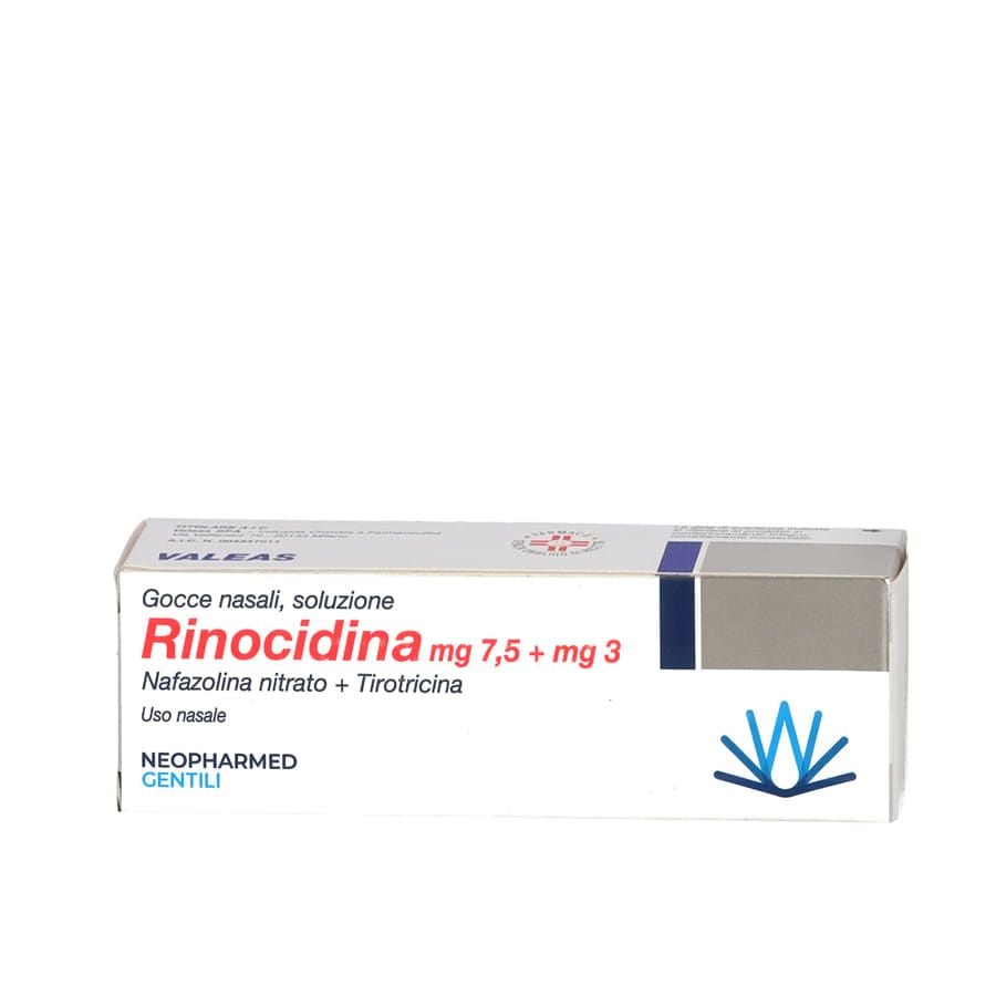 Rinocidina Gocce Nasali Soluzione 7,5MG+3MG 15ml