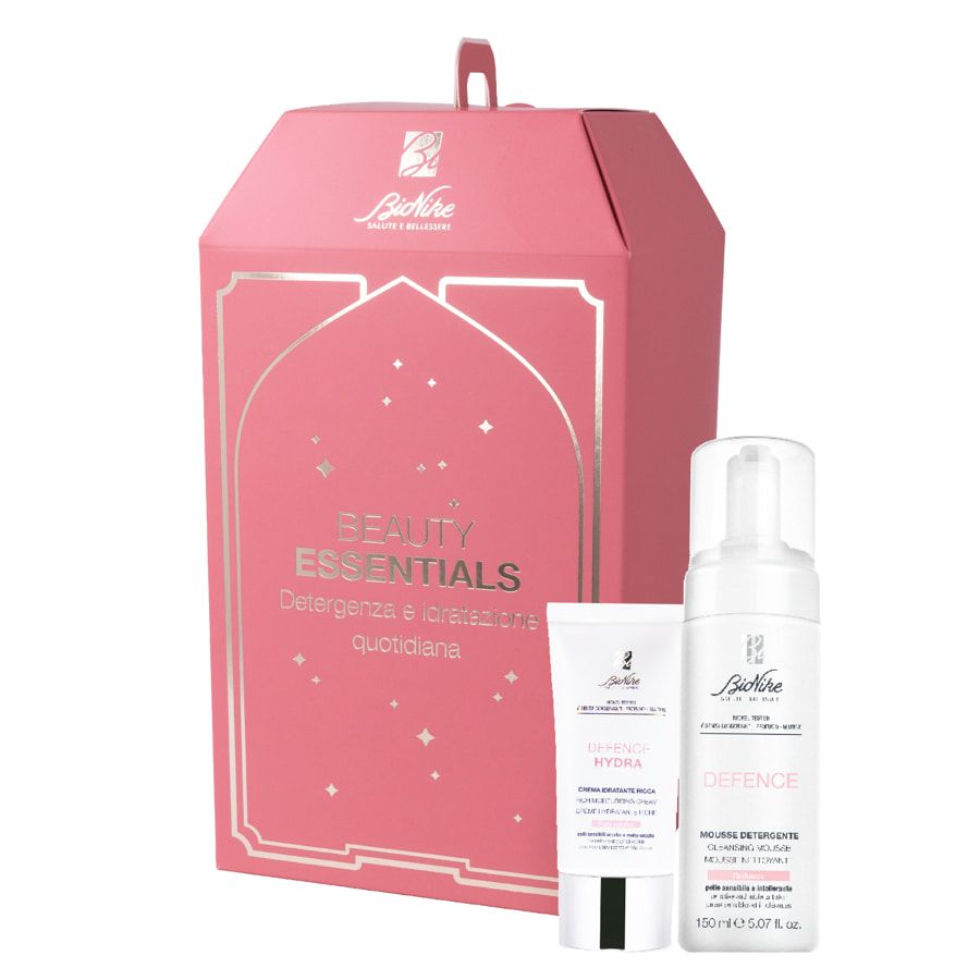 Bionike Cofanetto Beauty Essentials Mousse Detergente 150ml + crema idratante 50ml