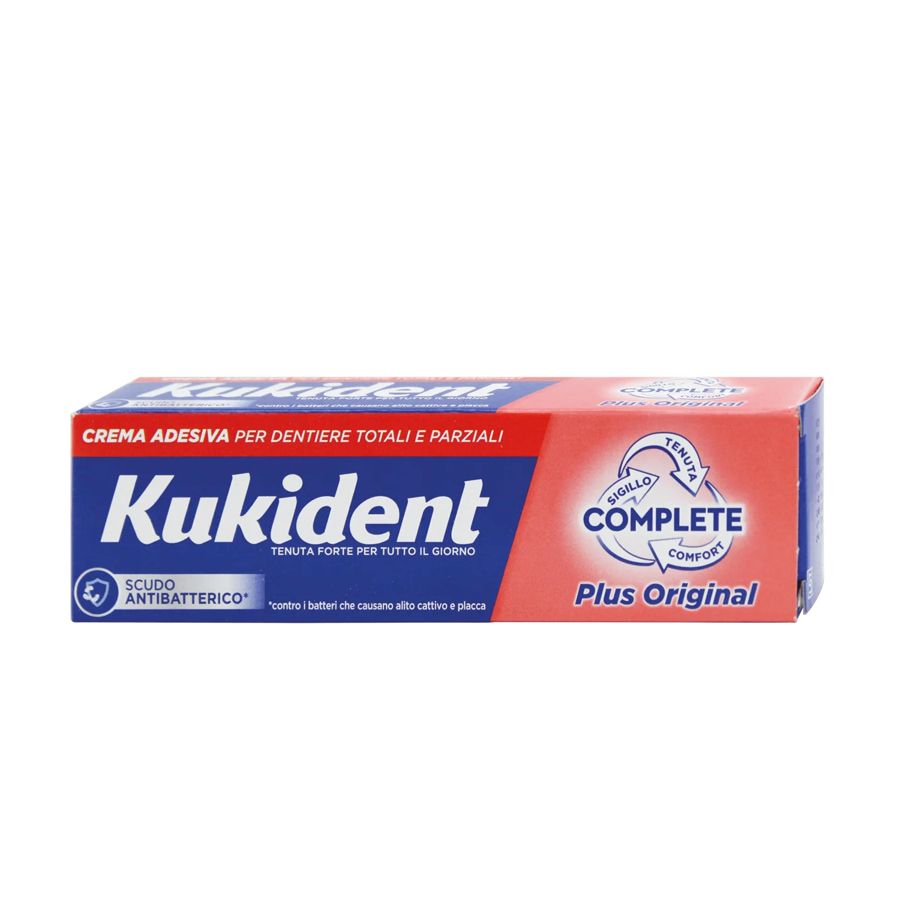 Kukident Complete Plus Original Crema Adesiva Dentiere 35 G - ZERO SPRECHI - scadenza 01/2027