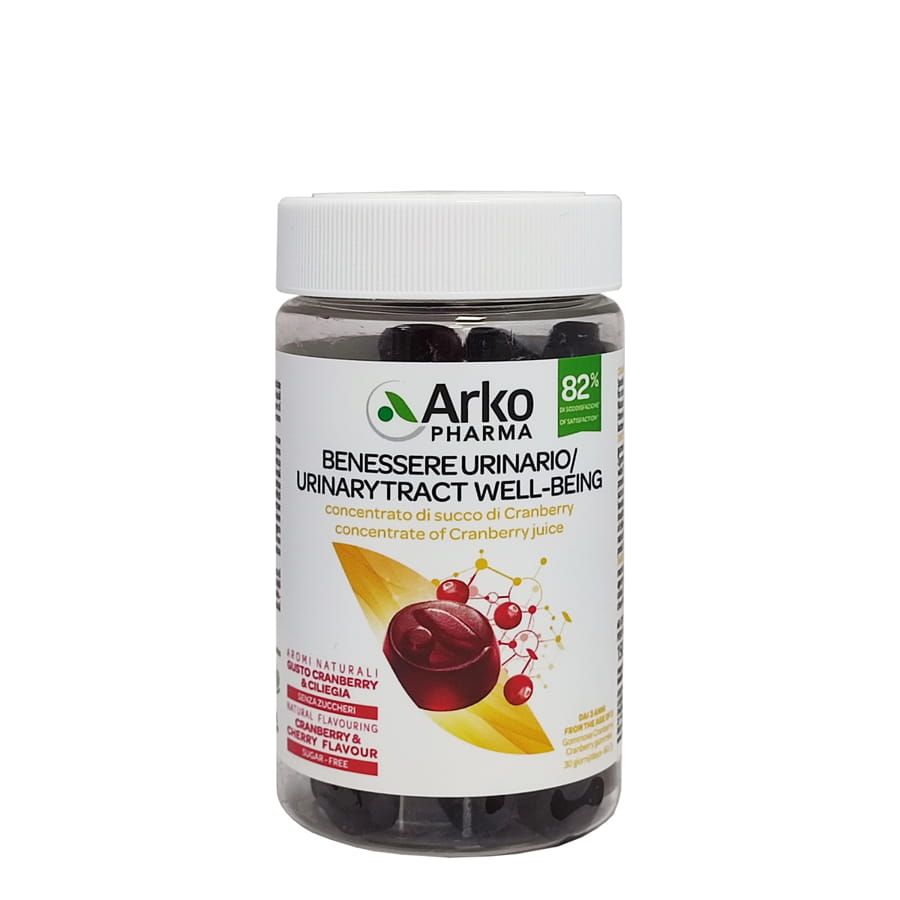 Arkopharma Arkogummies Cranberry Benessere Urinario 60 gommose - ZERO SPRECHI - scadenza 5/2025