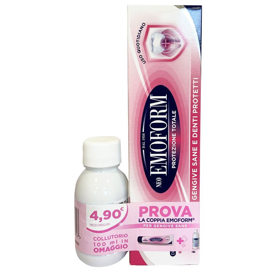 Neo Emoform protezione totale 100ml + collutorio 100ml - ZERO SPRECHI 