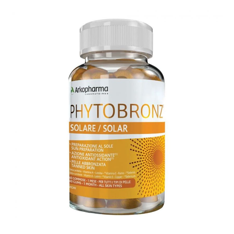 Arkopharma Phytobronz solare 60 gommose - ZERO SPRECHI - scadenza 6/2025