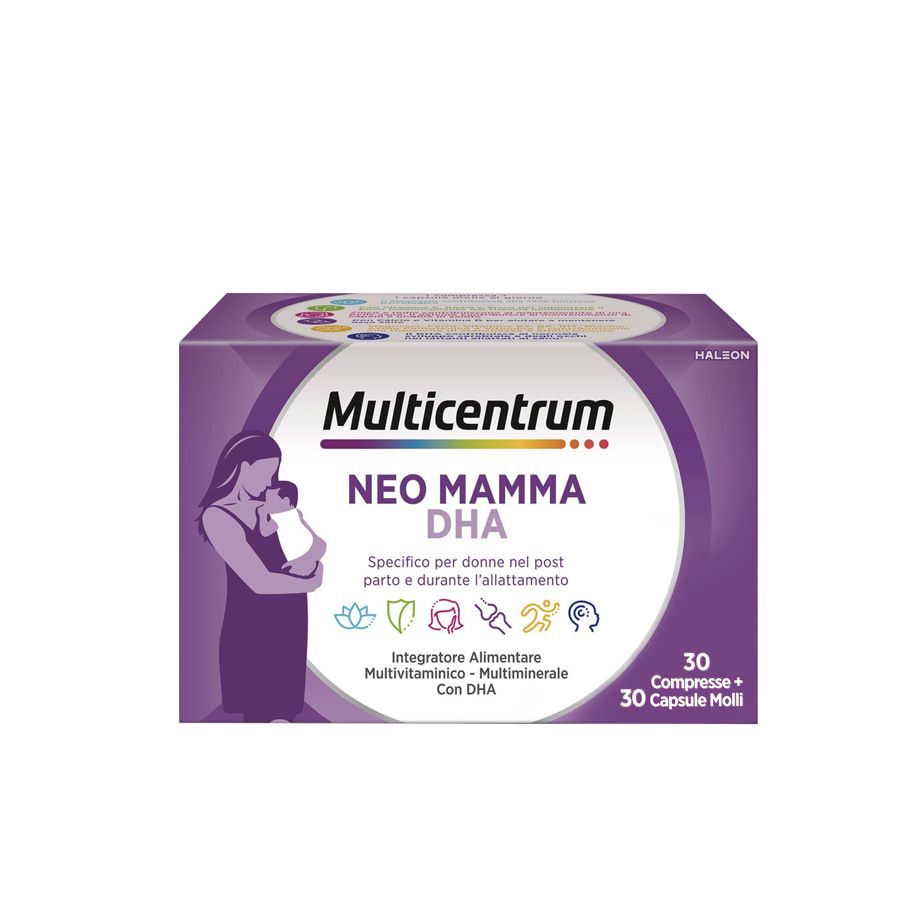 Multicentrum Neo Mamma DHA 30 compresse + 30 capsule molli - ZERO SPRECHI - scadenza 6/2025
