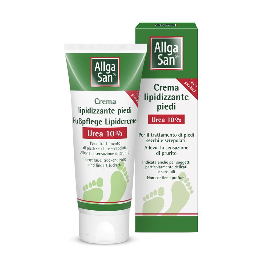 AllgaSan Crema Lipidizzante per Piedi secchi e screpolati 100ml