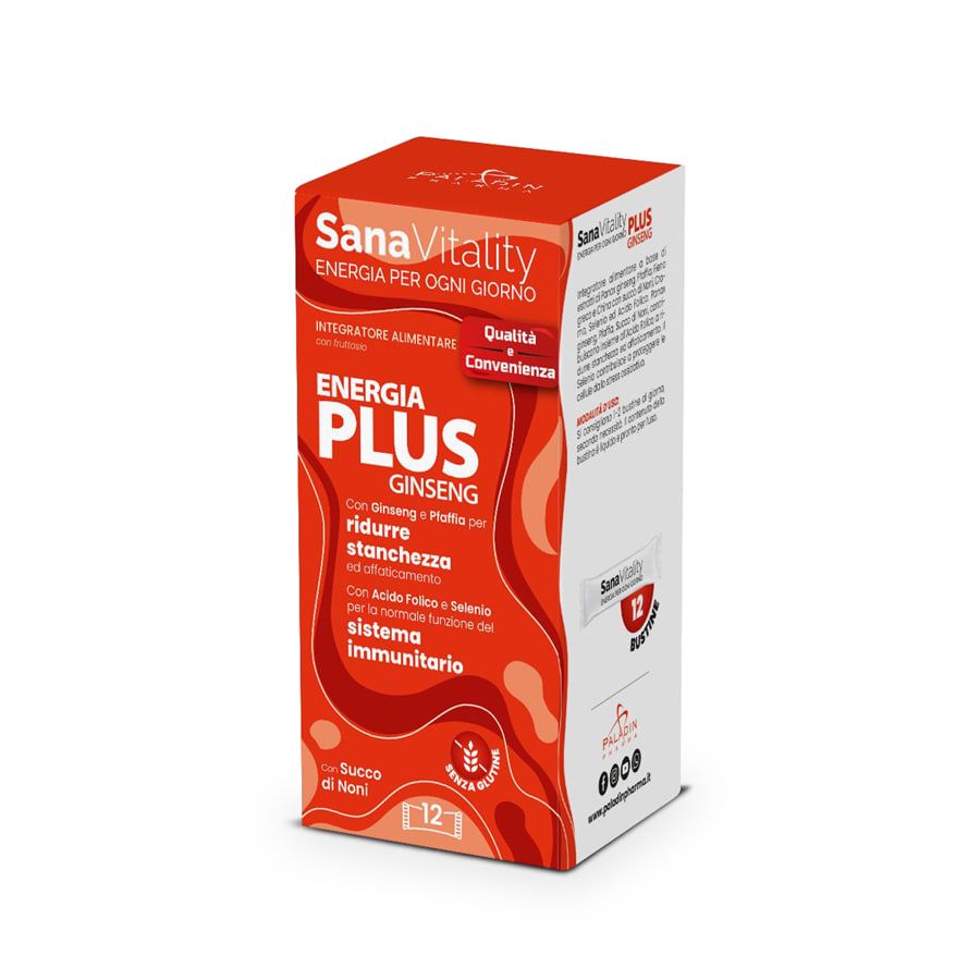 Sanavitality Energia Plus 12 stick pack gusto Succo di Noni