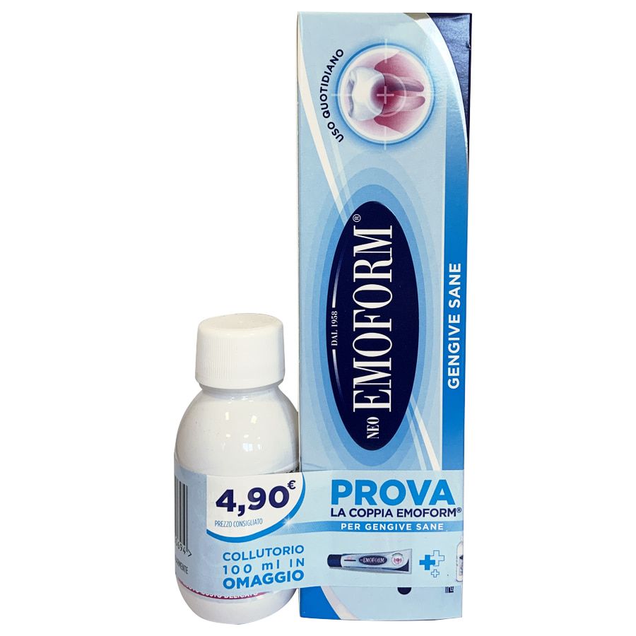 Neo Emoform dentifricio gengive sane 100ml + collutorio 100ml - ZERO SPRECHI 