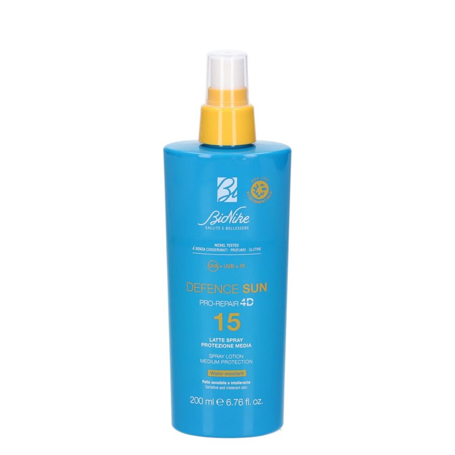Bionike Defence Sun Latte spray protezione media SPf 15 200ml