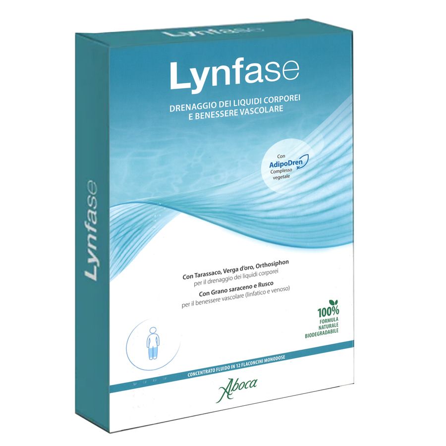 Aboca Lynfase Concentrato Fluido 12 Flaconi 15gr