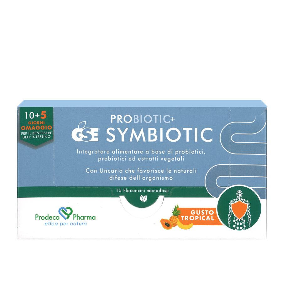 GSE Probiotic+ Symbiotic 10 Flaconcini gusto tropical 