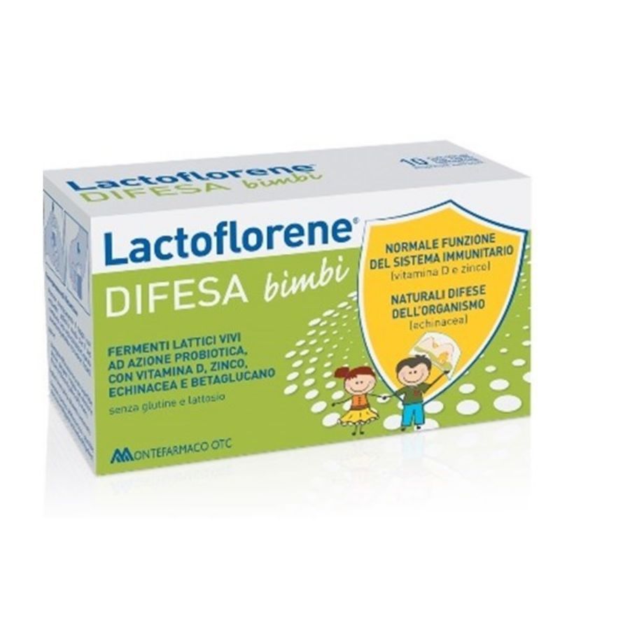 Lactoflorene Difesa Bimbi 10 Flaconcini - ZERO SPRECHI - scadenza 09/25