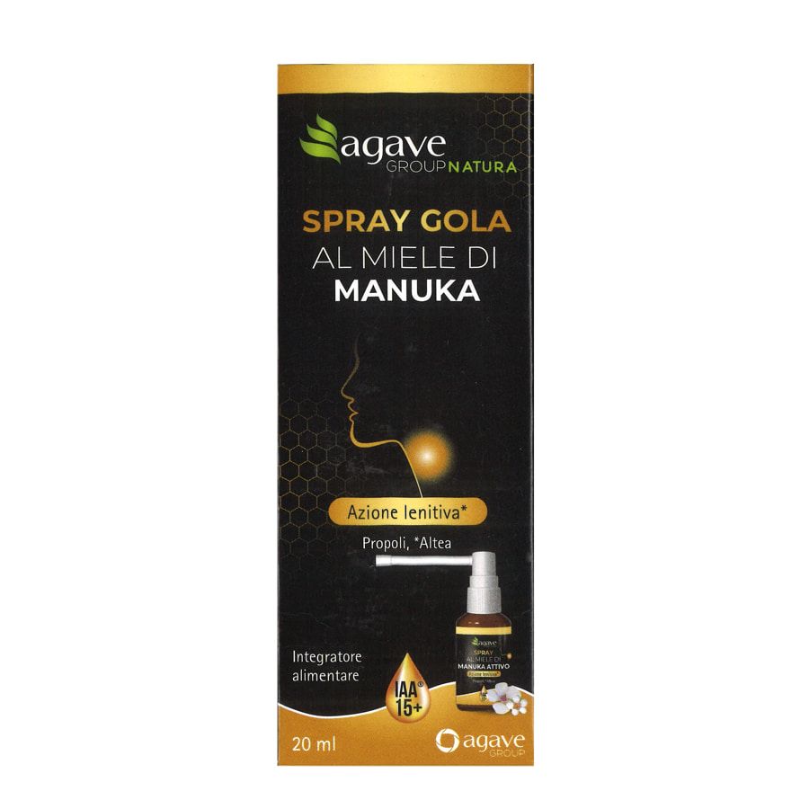 Agave Spray Gola al miele di Manuka 20ml - ZERO SPRECHI - scadenza 08/25