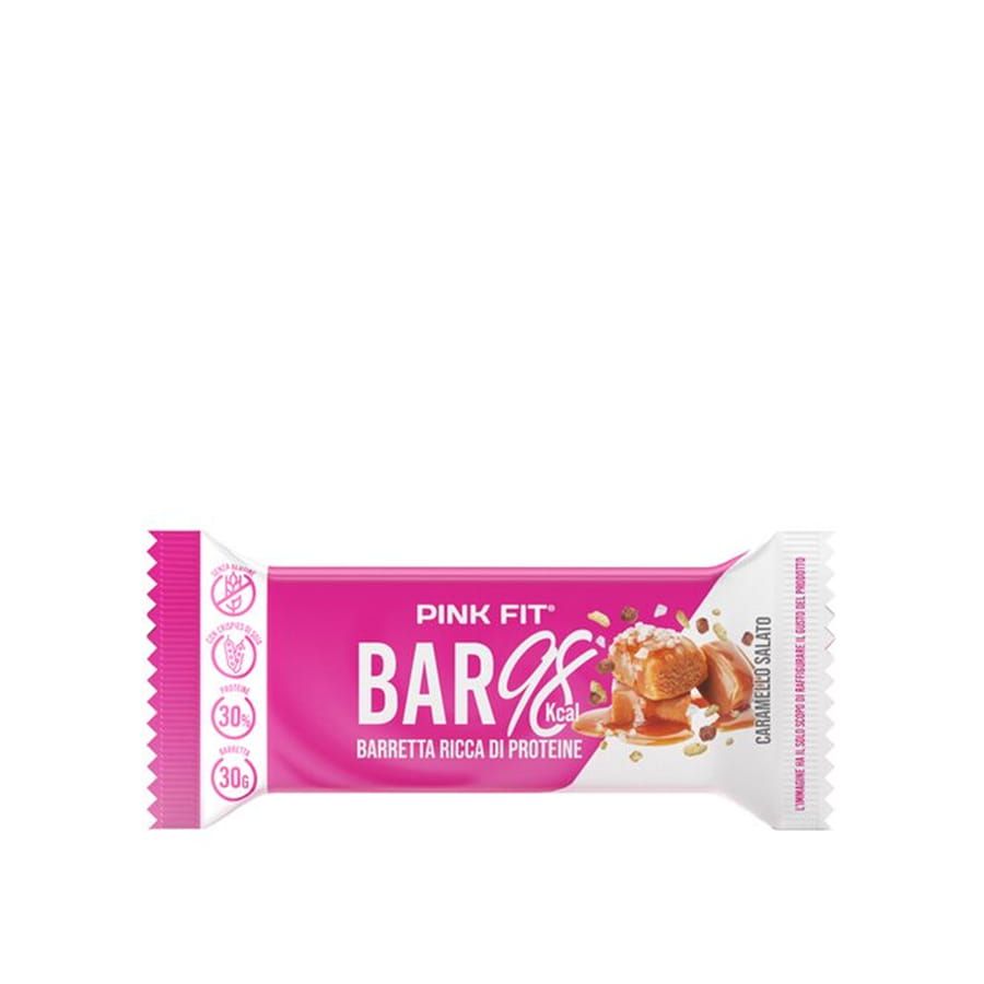 ProAction Pink Fit Bar 98 Barretta caramello salato 30gr - ZERO SPRECHI - scadenza 7/25