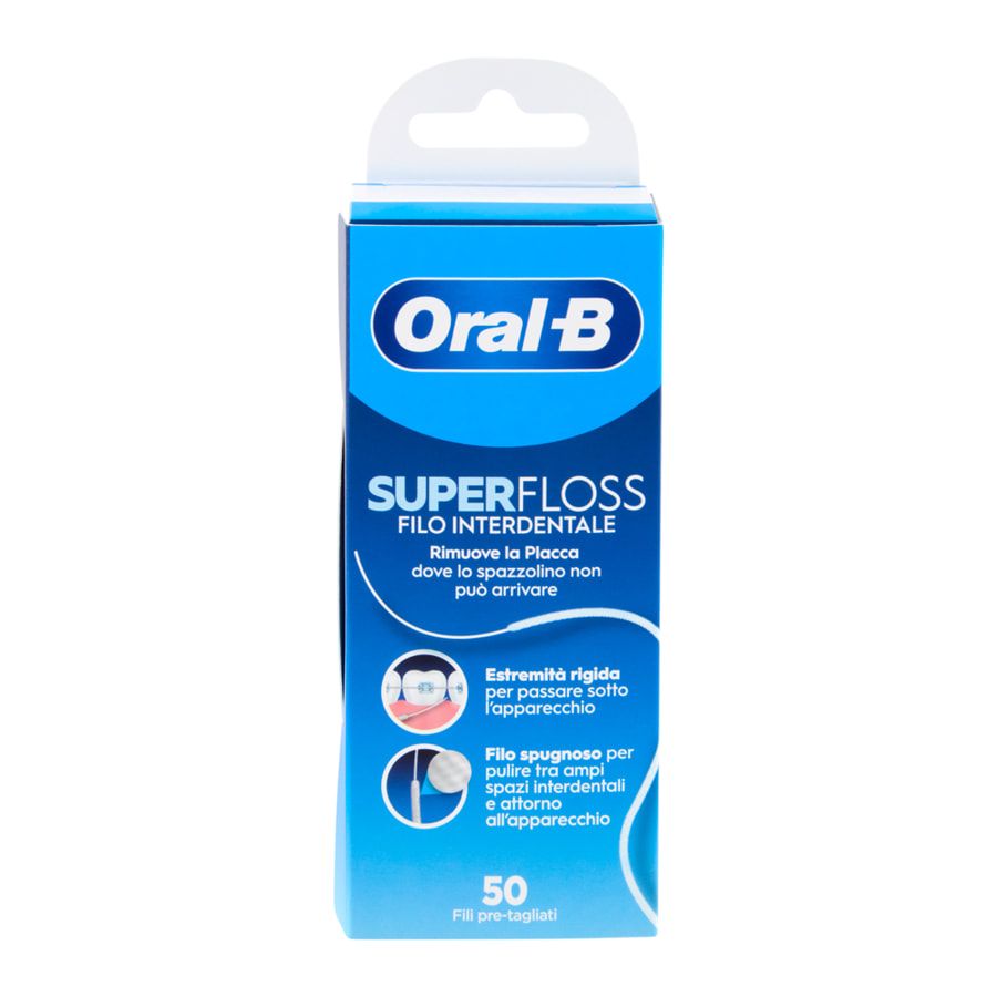 OralB Filo Interdentale Superfloss 50 Fili