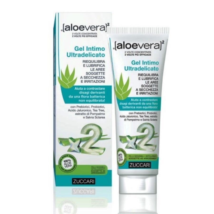 Zuccari Aloevera2 Gel Intimo Ultradelicato 80ml - ZERO SPRECHI 